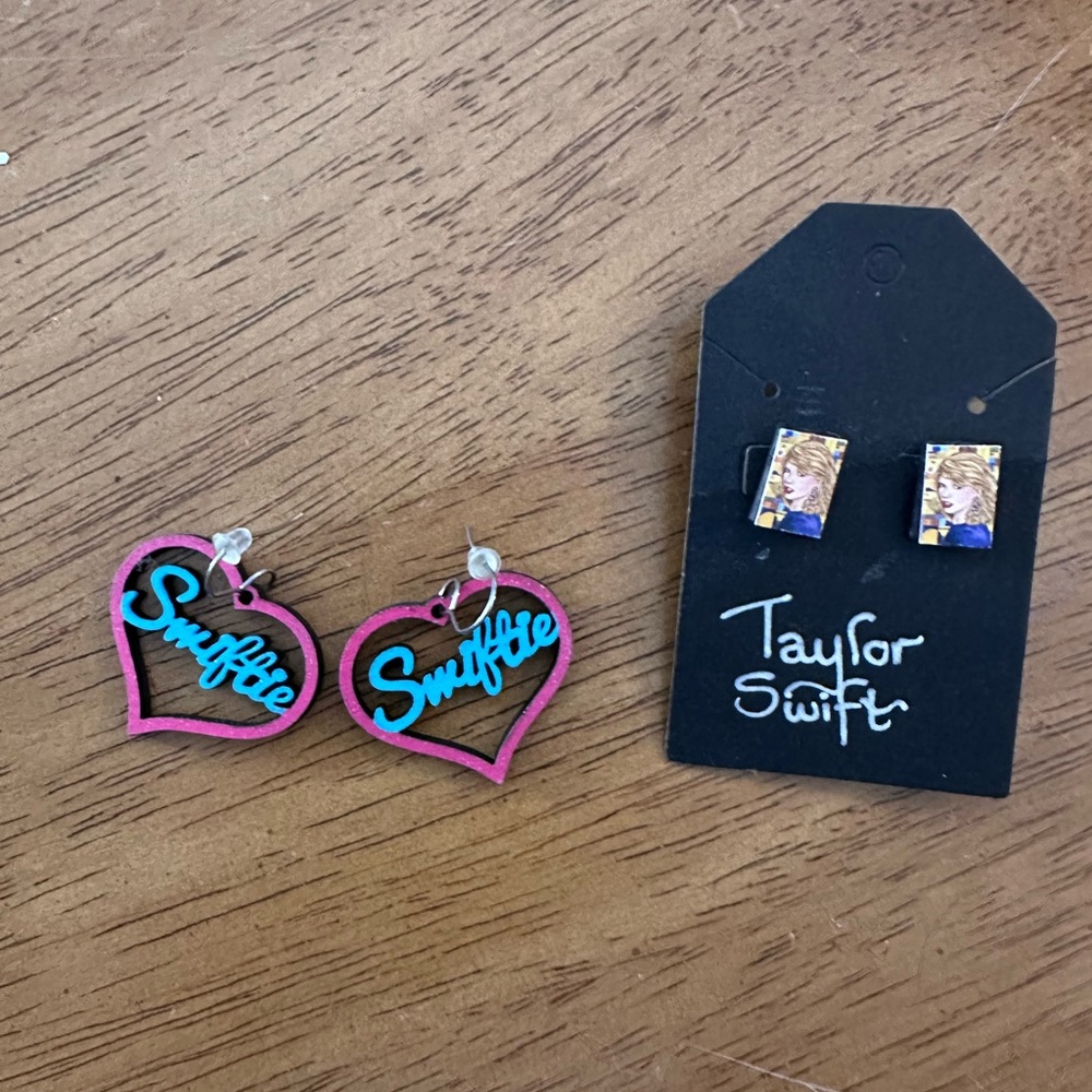 Two Pairs of Handmade Taylor Swift Earrings